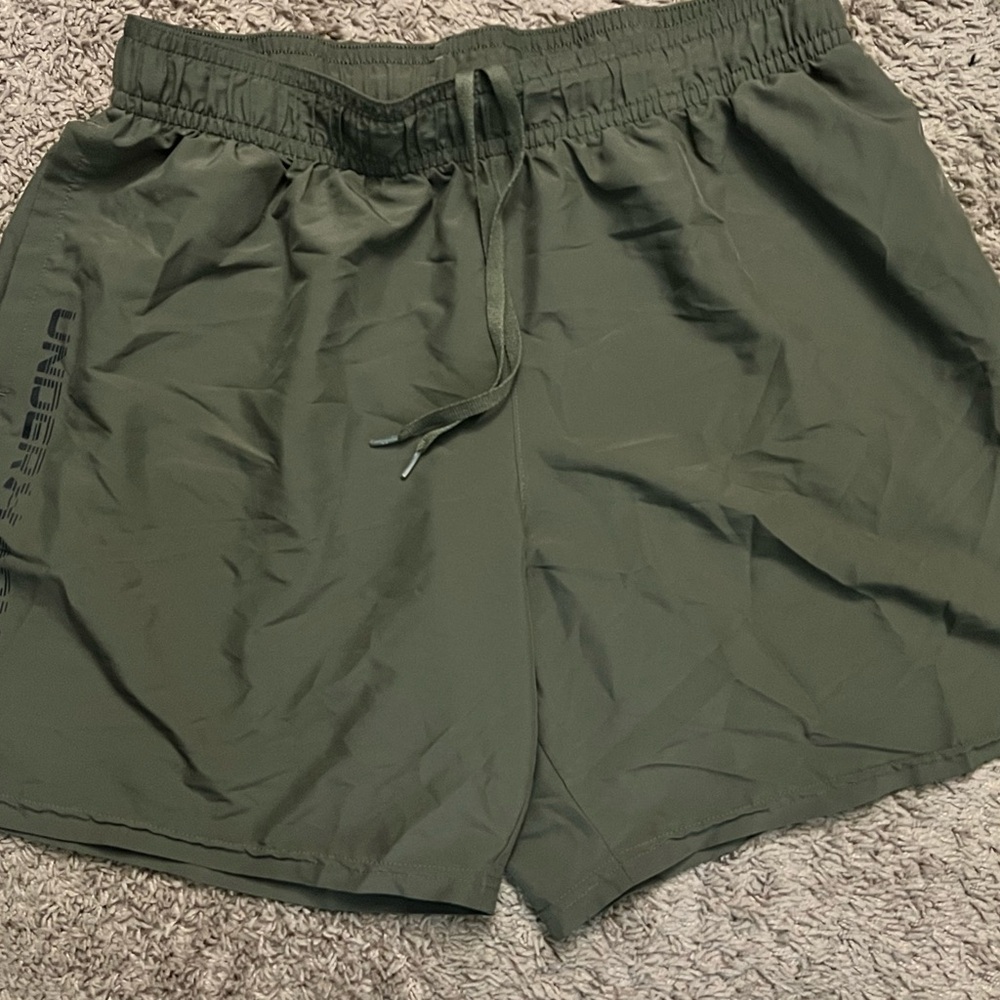 Under Armour Men's Olive Athletic Shorts